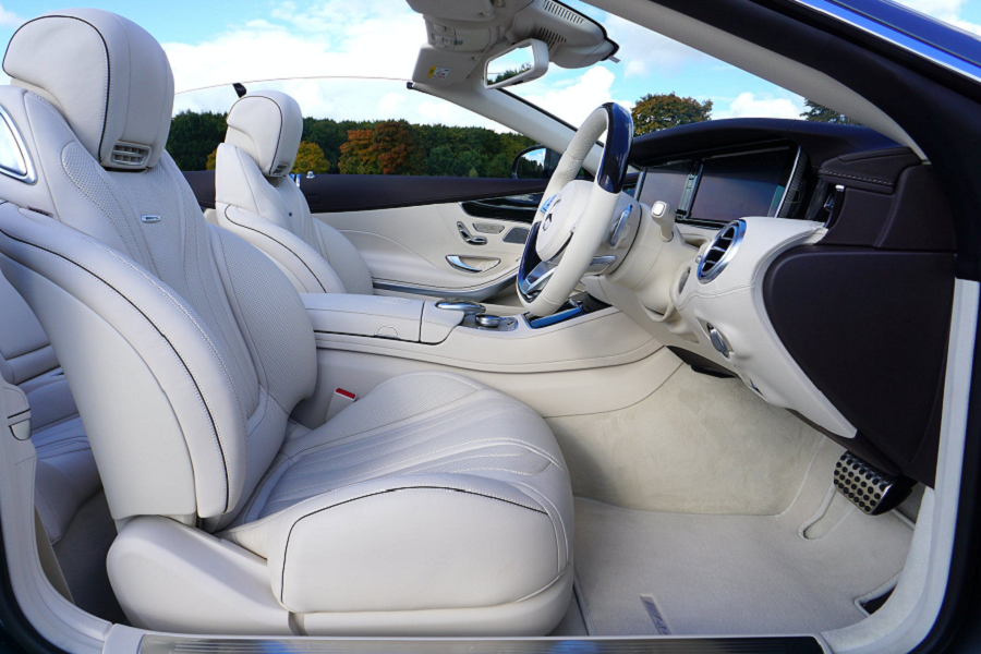 white-car-leather-interior