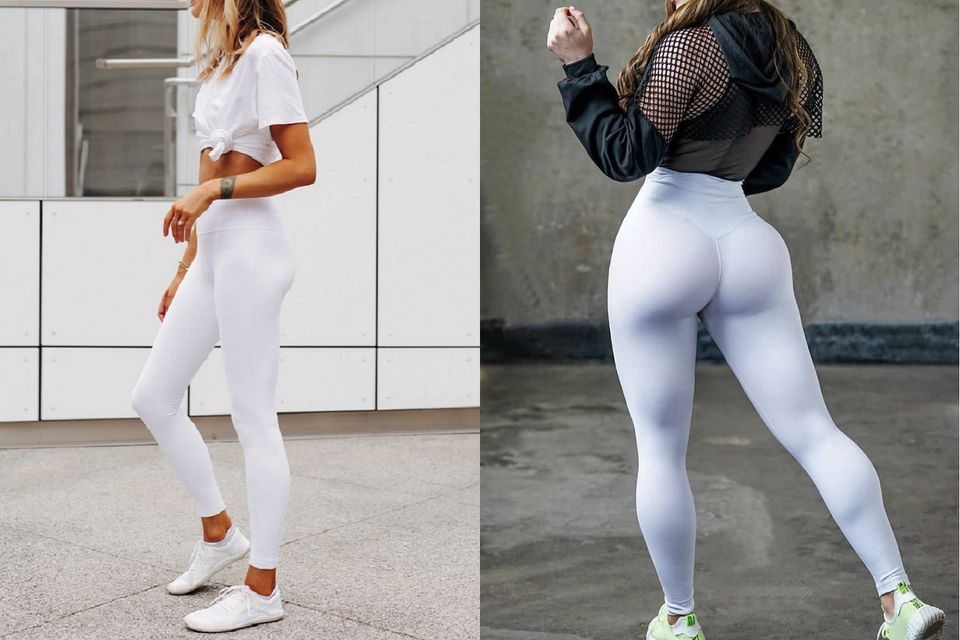 Prisma White Ankle Leggings for a Sleek and Stylish Look-nextbuild.com.vn